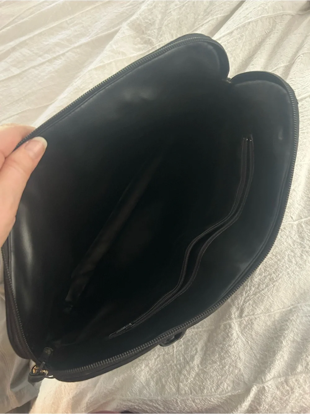 Bally Black Leather Tote Bag